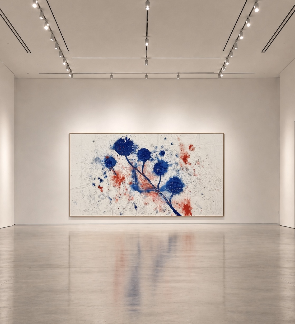 Large flower painting